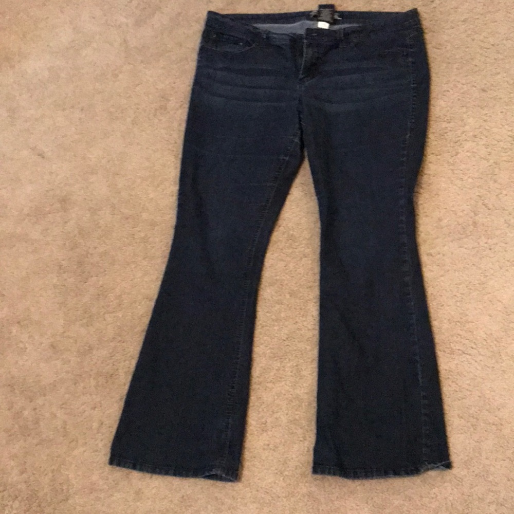 Torrid size 18 dark jeans.
